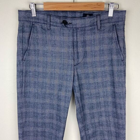 AG ‘The Marshall’ Slim Trouser - Navy Plaid - Picture 4 of 8